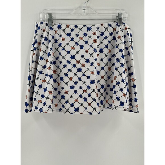 TAIL Women's "Cass" 16 Inch Pull On Golf Skort-LARGE Ret@$99 Multi-Color Poppy - Picture 4 of 12